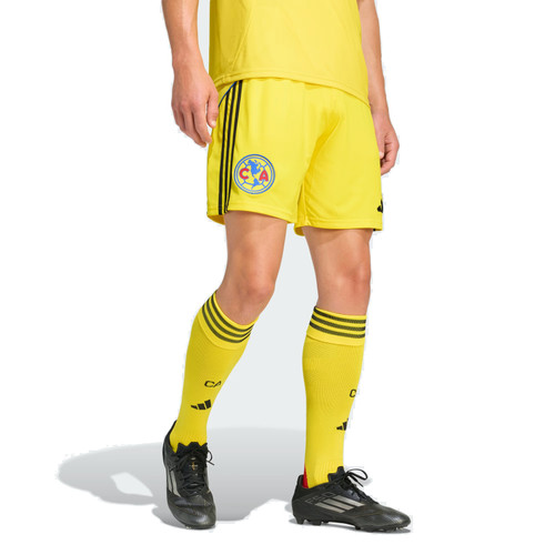 nike yellow soccer shorts