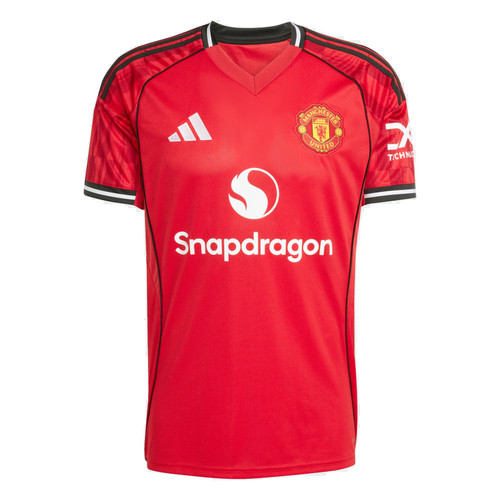 adidas Mens Man United FC Home Jersey 25/26 - Red