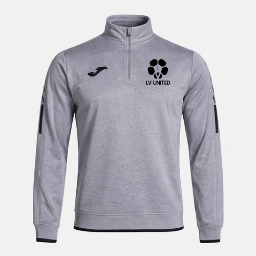 JOMA LV UNITED OLIMPIADA 1/4 ZIP  - MELANGE GREY