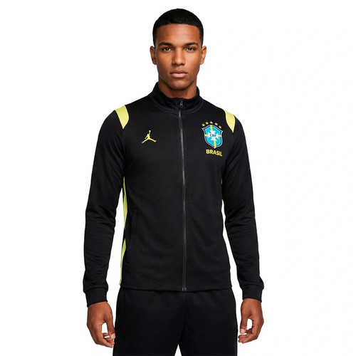 Nike Mens Brazil Academy Pro Training Jacket - Black/Yellow