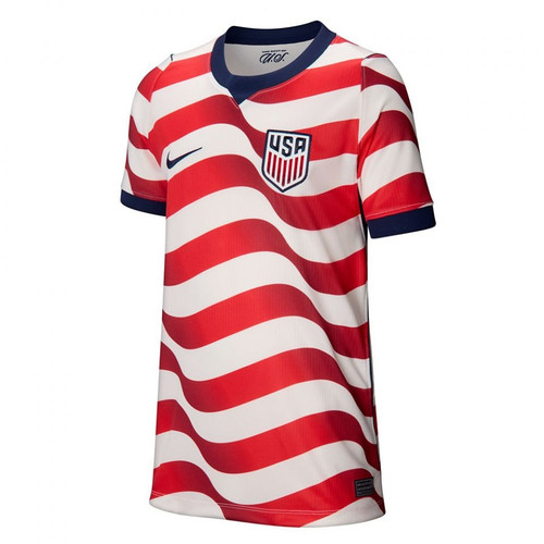 Nike Youth USA WC 2026 Stadium Home Jersey - White/Red