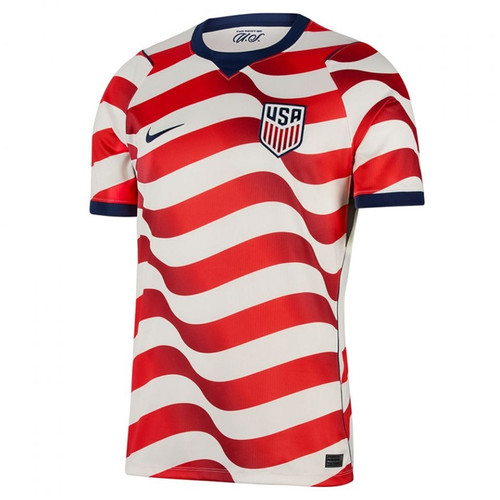 Nike Mens USA WC 2026 Stadium Home Jersey - White/Red