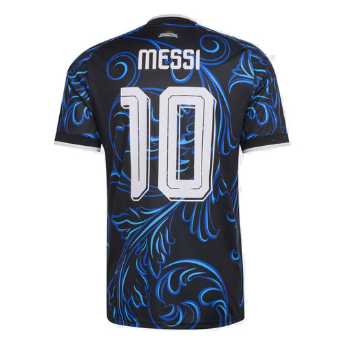 adidas Mens Argentina Away Messi Jersey 26 Replica Jersey - Black/Blue