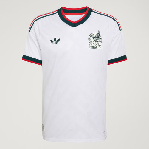 adidas Mens Mexico WC 26 Away Authentic Jersey - White