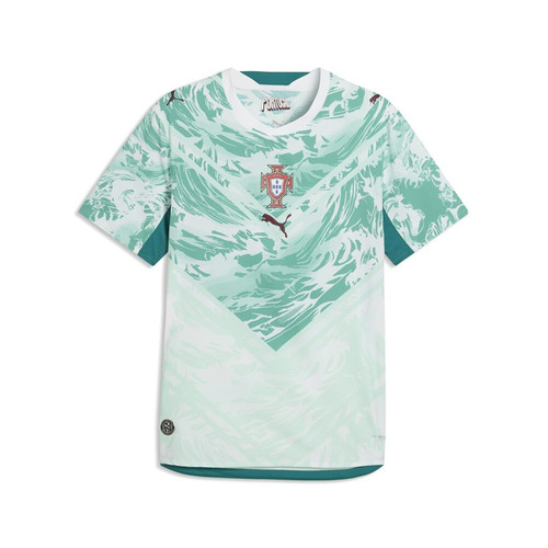 Puma Mens Portugal Away WC 26 Authentic Jersey - White/Green