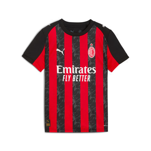 Puma Youth AC Milan Home Replica Jersey - Red/Black