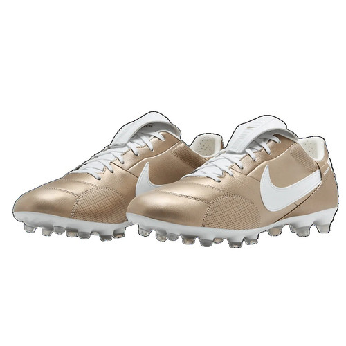 The Nike Premier III FG - Gold/White