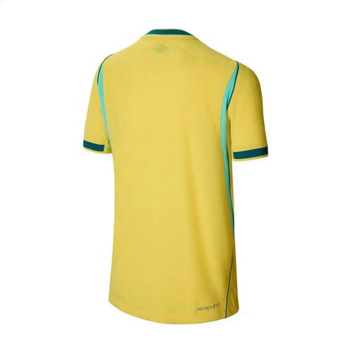 Nike Mens Brazil WC 26 Home Authentic Jersey - Yellow