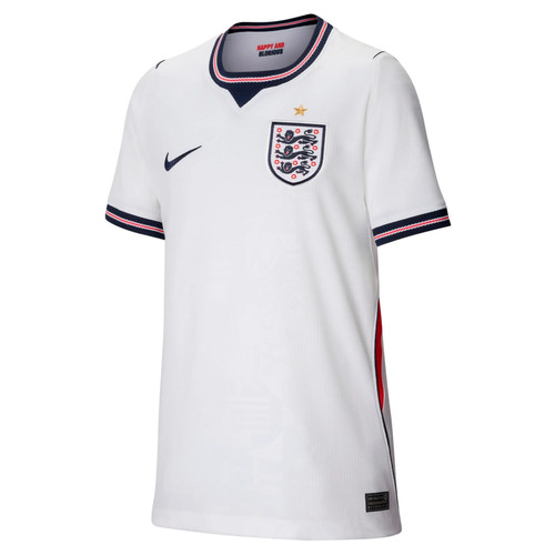 Nike Youth England WC 26 Home Authentic Jersey - White/Red