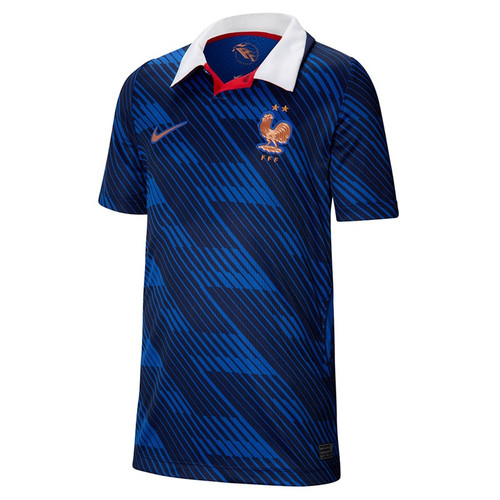 Nike Youth France WC Home Jersey - Navy
