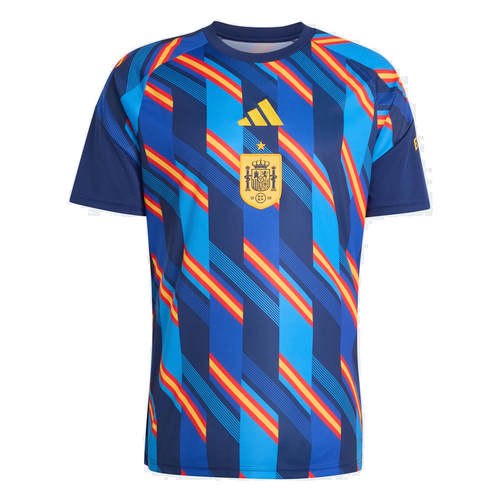 adidas Mens Spain WC 26 Home Pre Match Jersey - Dark Blue