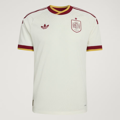 adidas Mens Spain WC 26 Away Authentic Jersey - White