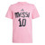 adidas Messi Name and Number Graphic Tee - Pink