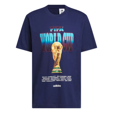 adidas Mens World Cup 26 Tour T-shirt - Navy