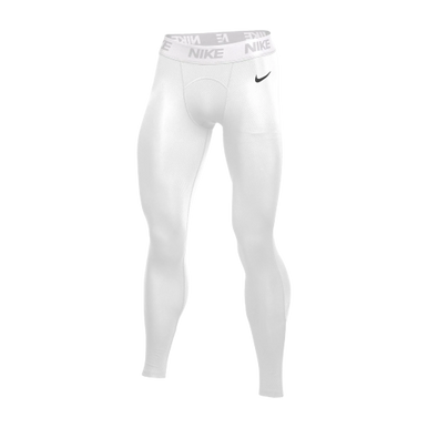 white compression pants nike