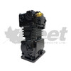 107866X TF-550 Pulley Drive Compressor with threaded top discharge, water/air cooled, fits Ford trucks, 4-hole base