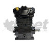107866X TF-550 Pulley Drive Compressor with threaded top discharge, water/air cooled, fits Ford trucks, 4-hole base