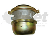 pb3030s250k piggyback brake chamber kit for standard type 30 applications, 2.5 inch stroke, with clamp and diaphragm