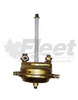 2000SC type 20 service brake chamber for heavy-duty vehicles, 2.25" stroke, 10.15" rod, steel housing, orange stroke indicator