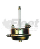 2400SC type 24 service brake chamber for commercial trucks, 2.25" stroke, 10.23" rod, steel housing, orange stroke indicator