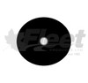 s-32 fifth wheel lube plate with lock for class 8 tractors, hdpe, 31.5" diameter, retention clip included, grease-free solution