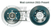 1090-08500-01X Kysor 9" K-22 rear air fan clutch with 3.5" bolt circles and 2.56" pilot, replaces 8901N and multiple OE units
