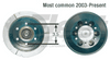 1090-09500-01X Kysor 9" K-26 rear air fan clutch with 2.56" pilot and dual 3.5" bolt circles, Auto Lock fail-safe feature