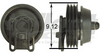 288633X FD-1 fan clutch reman, 9.12" pulley, 2.051" pilot, fits Volvo and heavy-duty truck platforms