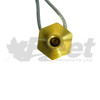 12103 manual air tank drain valve for truck and trailer, 36 inch pull cable, 1/4 npt male, corrosion-resistant brass body