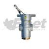 228729-g tw-1 flipper valve for truck dash panel, cast lever, 1/8 npt manual air control