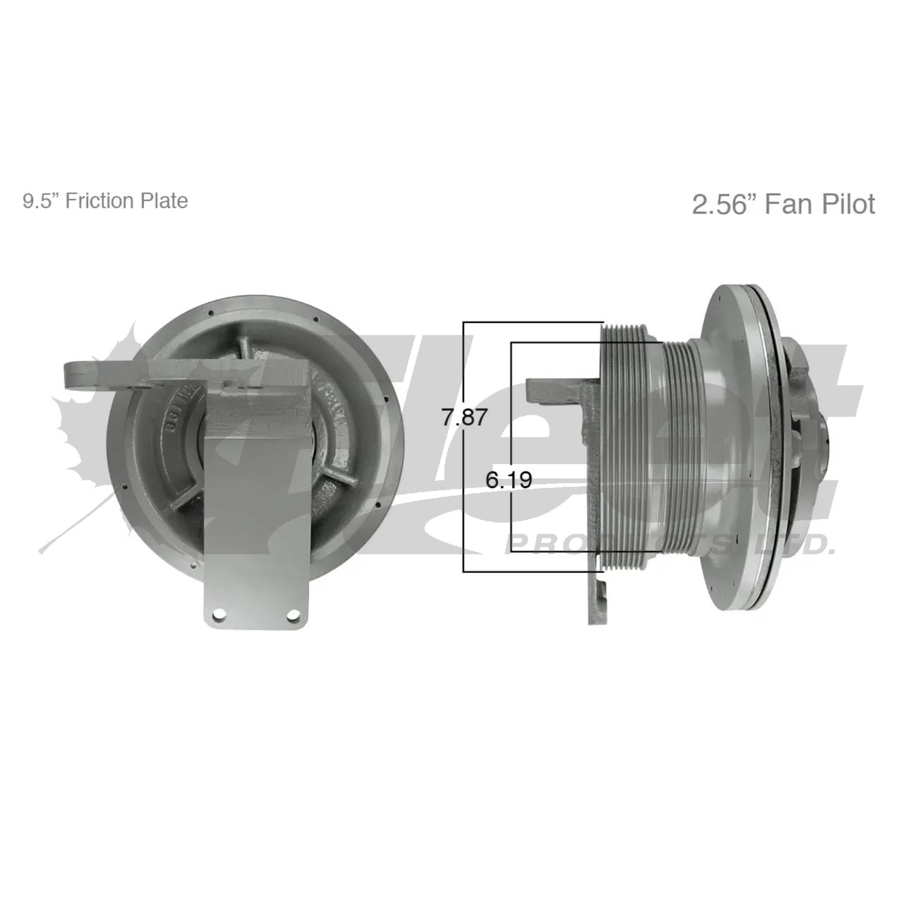 KB791042X | HTS Advantage Fan Clutch for International/DT466