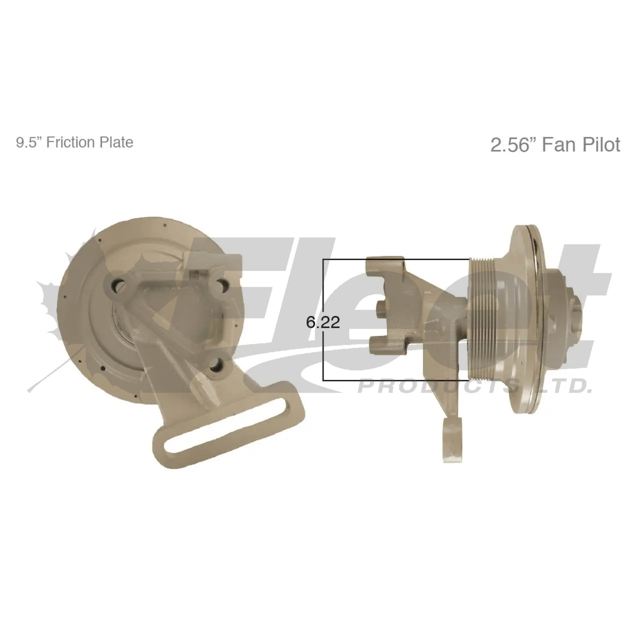 KB791044X | HTS Advantage Fan Clutch for International/Cummins ISM