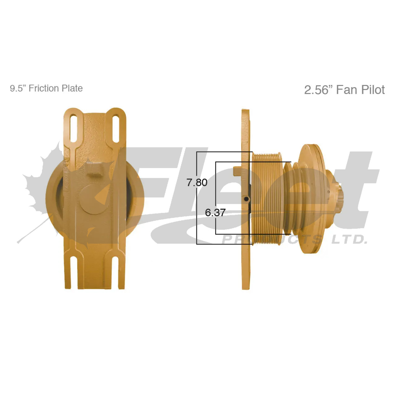 VANTAGE ストラキャスター KB791059X | HTS Advantage Fan Clutch for Ford/CAT 3406