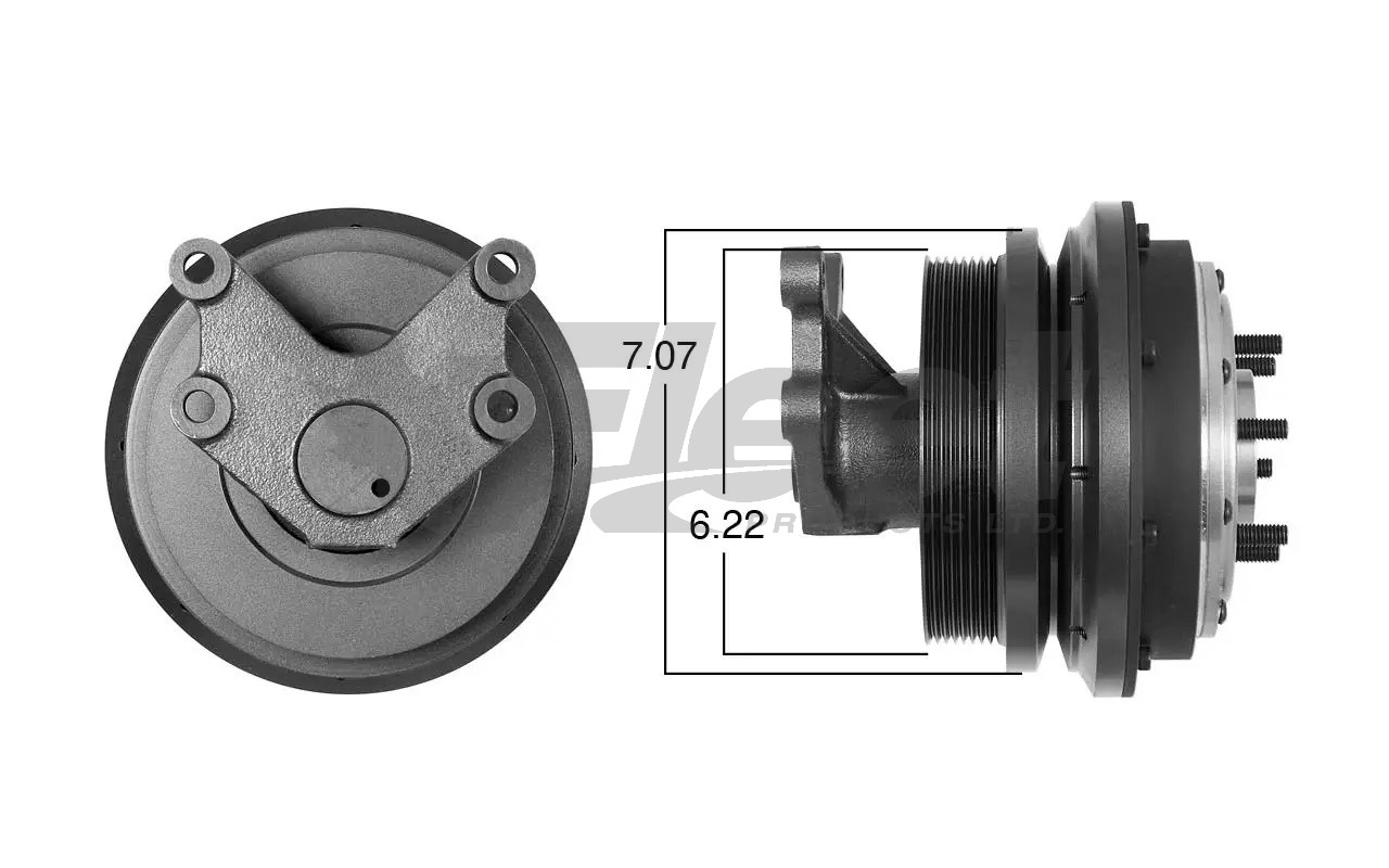KB799233X | Drivemaster Fan Clutch for Kenworth/Cummins ISC