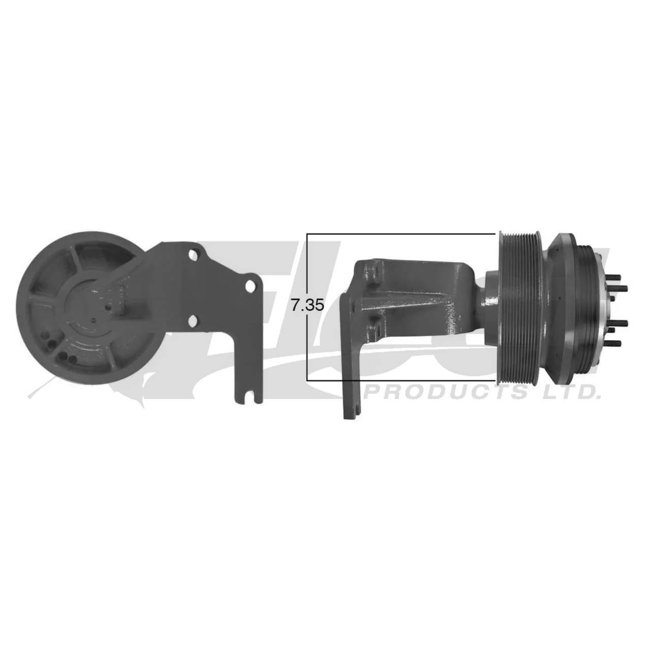 KB799801X | Drivemaster Fan Clutch for Kenworth/Cummins ISX