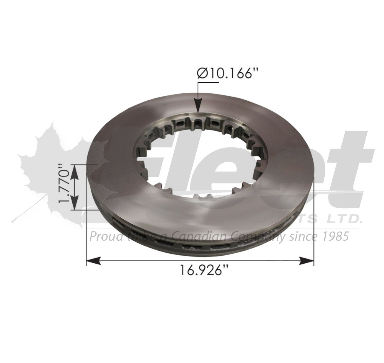 FP802569 | Air Disc Rotor | Flat 430X45mm Splined (ADB22/SK7