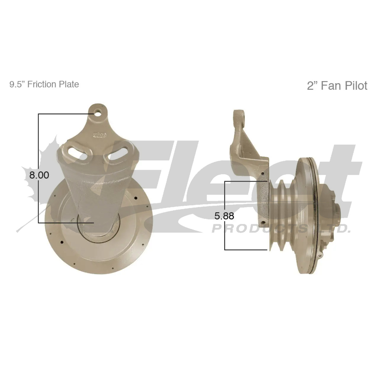 KB791072X | HTS Advantage Fan Clutch for Freightliner/Cummins N14
