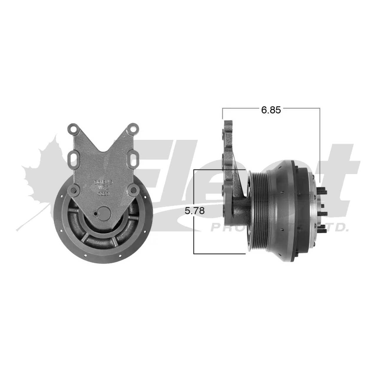 KB799504X | Drivemaster Fan Clutch for Kenworth/Peterbilt/Paccar PX-8