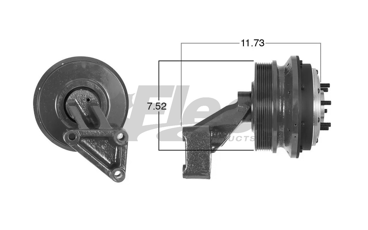 ハムカツ　 KB799306X | Drivemaster Fan Clutch for International/Cummins ISM
