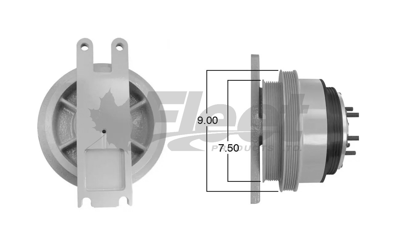 KB799070X | Drivemaster Fan Clutch for Freightliner/CAT C10/C12
