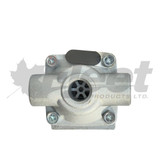 229859-g quick release valve for truck brake system, 3/8" npt ports, fast air exhaust, reduces brake lag