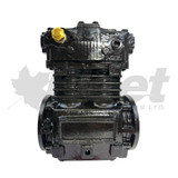 107507X certified reman TF-750 Cummins air brake compressor with gear kit, flange mount, dual port 107507, 107001, 107819, 3069181, 3074471, 5001711, 5003265