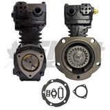 107512X TF-750 Detroit Compressor, water/air cooled, 16.5 CFM, engine drive, top or left outlet, flange mount