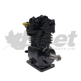 107866X TF-550 Pulley Drive Compressor with threaded top discharge, water/air cooled, fits Ford trucks, 4-hole base 107866, 065264, 107519