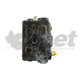 107866X TF-550 Pulley Drive Compressor with threaded top discharge, water/air cooled, fits Ford trucks, 4-hole base 107866, 065264, 107519