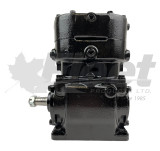 227322, 9N2619 Reman TF-500 Pulley Drive air brake compressor, water-cooled, rotatable head, for heavy-duty trucks, semi trucks, and commercial vehicles. 227322, 9N2619 Reman TF-500 Pulley Drive air brake compressor, water-cooled, rotatable head, for heavy-duty trucks, semi trucks, and commercial vehicles.