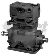 286532X TF-501 Pulley Drive Compressor, 12 CFM at 1250 RPM, Left Inlet, Top Discharge, Remanufactured