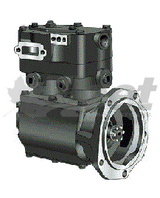 289790X TF-700 Detroit air brake compressor, gear drive, 75-  engine tilt, flange mount, left rotation, water cooled 108622, 280422, 289264, 289790