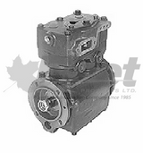 Reman EL1300 Cummins Compressor, gear drive, flange mount, water cooled, for Cummins In-Line engine applications in trucks. Cummins (3609996), Mack (5396-EL13040X), Navistar (476524C91, 990420C91), NT7004B, EL13040, EL13040X