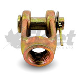 205948 clevis assembly for air brake chambers, 1/2" thread, 1/2" pin, steel, fits heavy-duty brake linkage